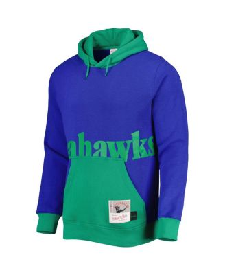 Men's Royal Seattle Seahawks Big Face 5.0 Pullover Hoodie