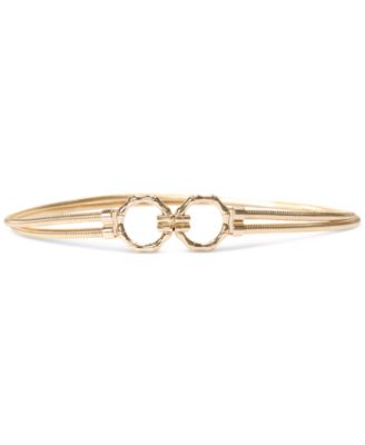 I.N.C. International Concepts - Women's Bamboo Double Circle Cobra Stretch Belt