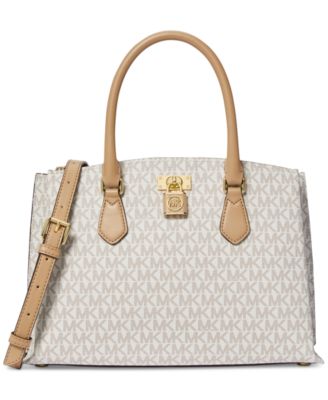 Michael Kors - Ruby Signature Monogram Medium Satchel
