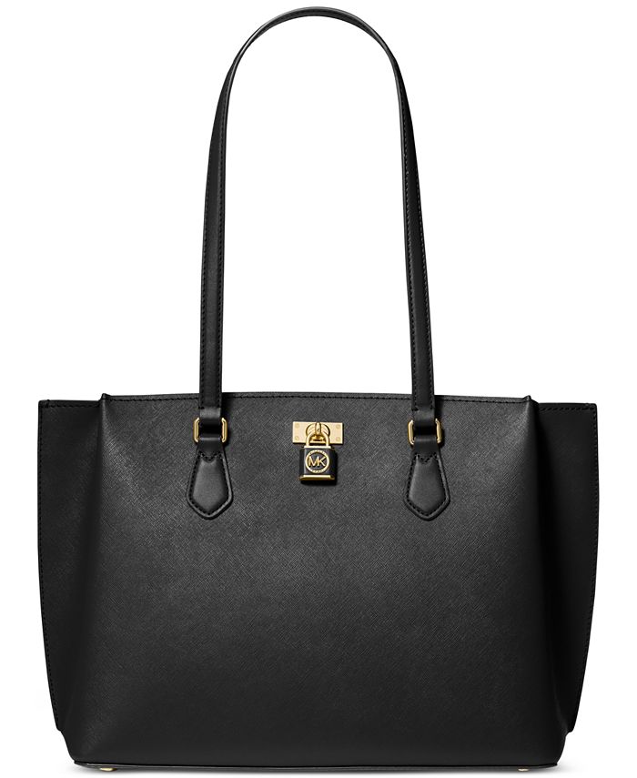 Michael Kors Ruby Large Top Zip Leather Tote & Reviews Handbags