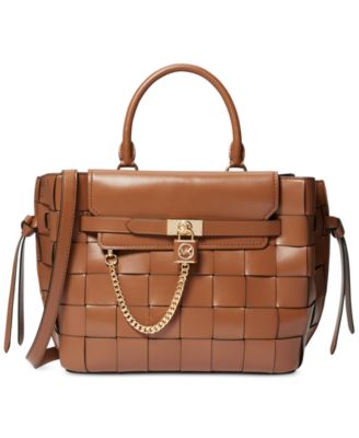 Michael Kors - Hamilton Legacy Large Leather Belted Satchel