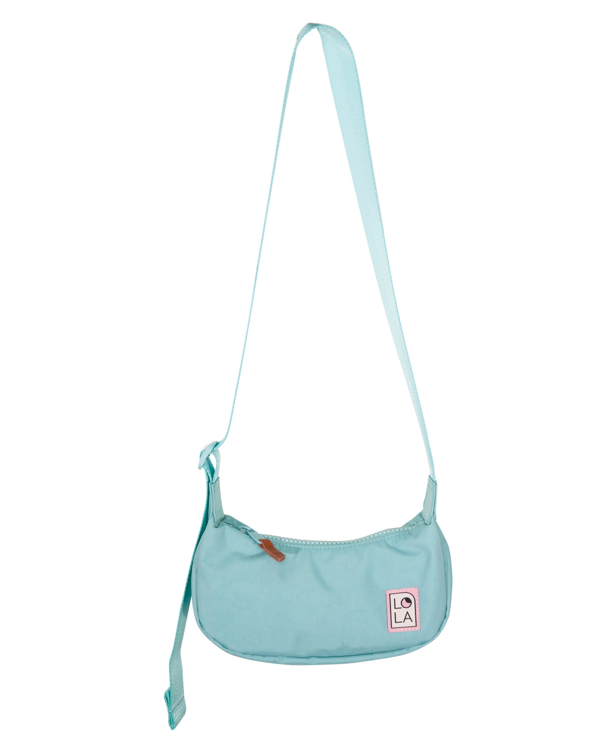 Lola Crescent Small Moon Bag In Blue