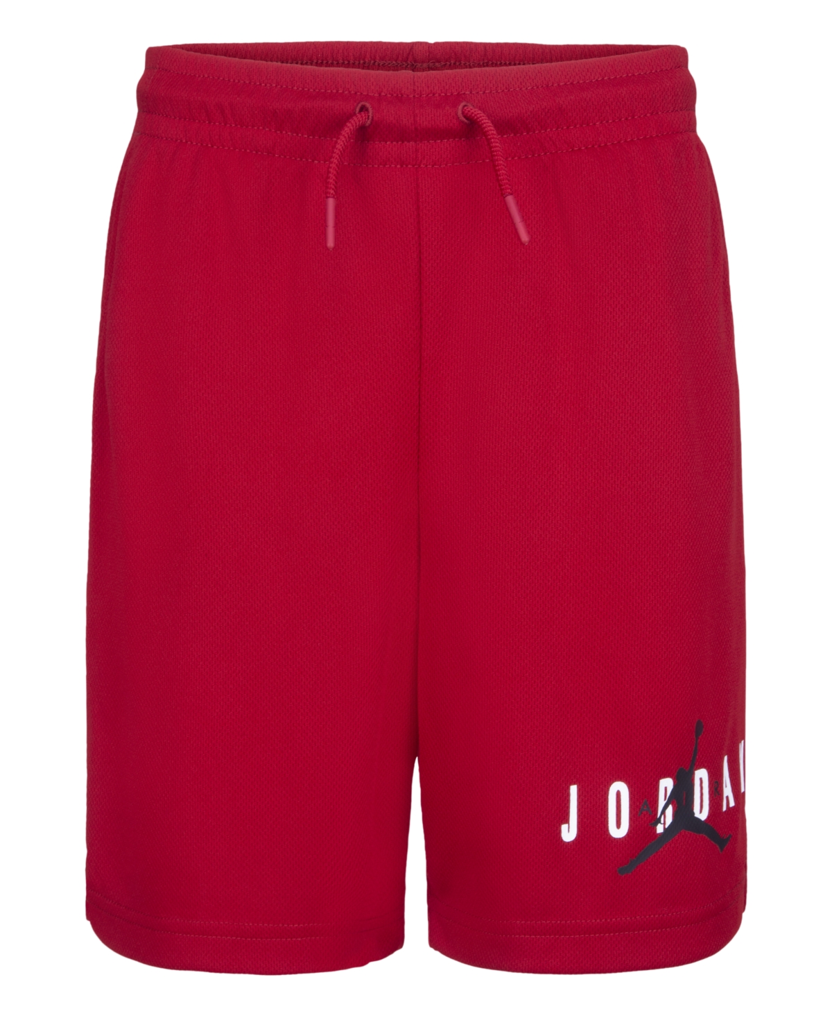 Shop Jordan Big Boys Essentials Mesh Shorts In Gym Red