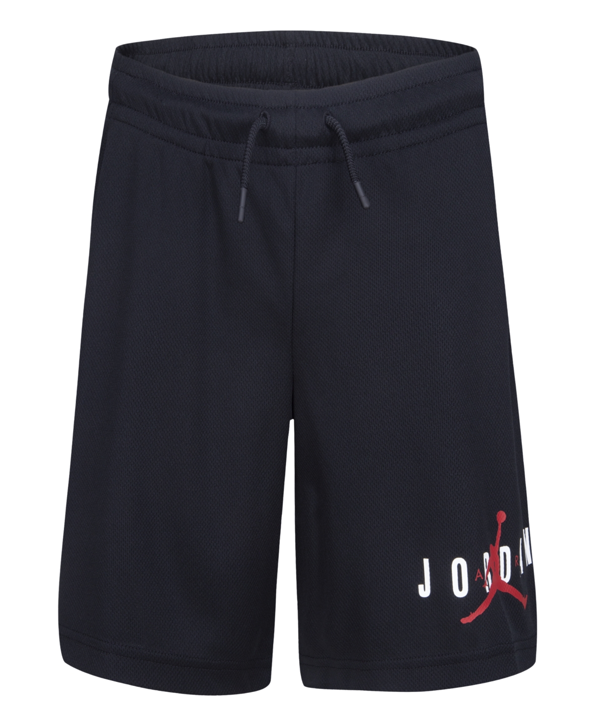 Jordan Big Boys Essentials Graphic Mesh Shorts In Black