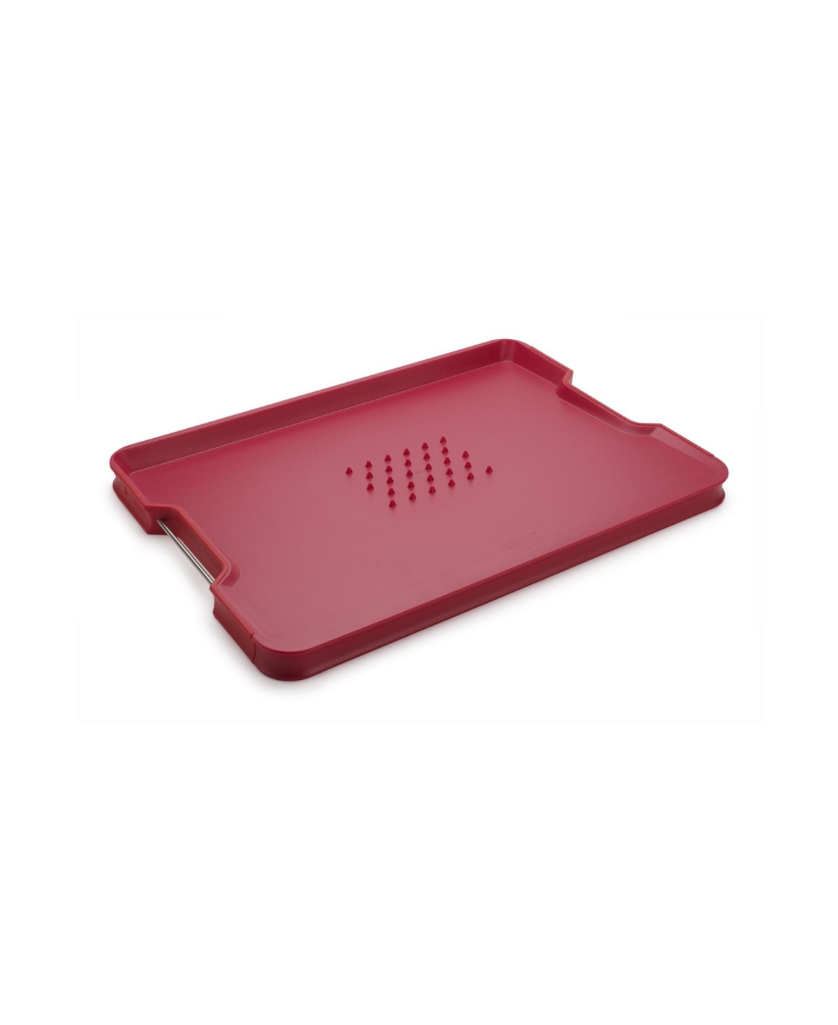 Joseph Joseph Cut And Carve Plus Multi-function Large Chopping Board In Red