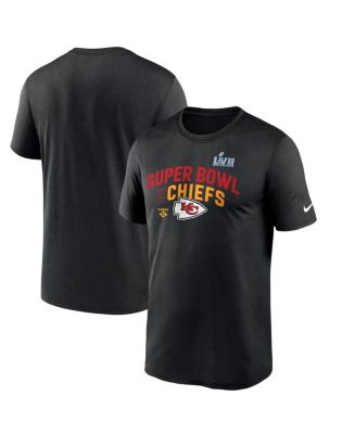 Nike Big Boys Black Kansas City Chiefs Super Bowl LVII Lockup T