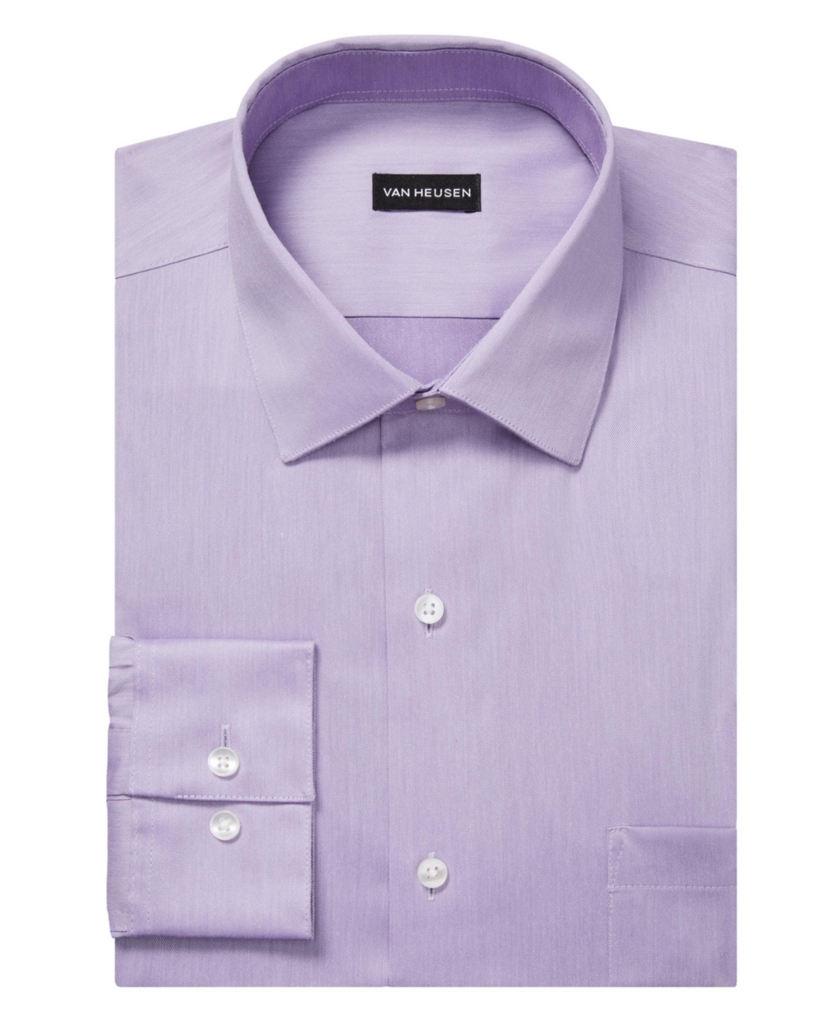 Van Heusen Men's Flex Collar Regular Fit Dress Shirt In Lavendar