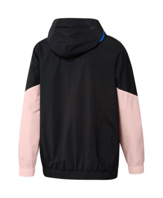 Men's Black Manchester United Training All-Weather Raglan Full-Zip Hoodie Jacket