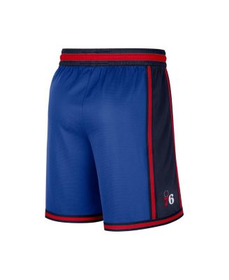Men's Royal Philadelphia 76ers Pre-Game Performance Shorts