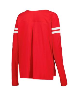 Women's Red St. Louis Cardinals Free Agent Long Sleeve T-shirt