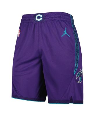 Men's Purple Charlotte Hornets 2022/2023 Statement Edition Swingman Performance Shorts