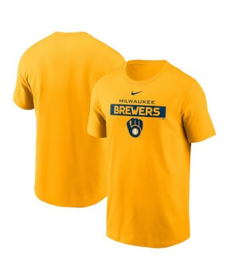 Nike Men's Milwaukee Brewers Dri-FIT Practice T-Shirt - Macy's