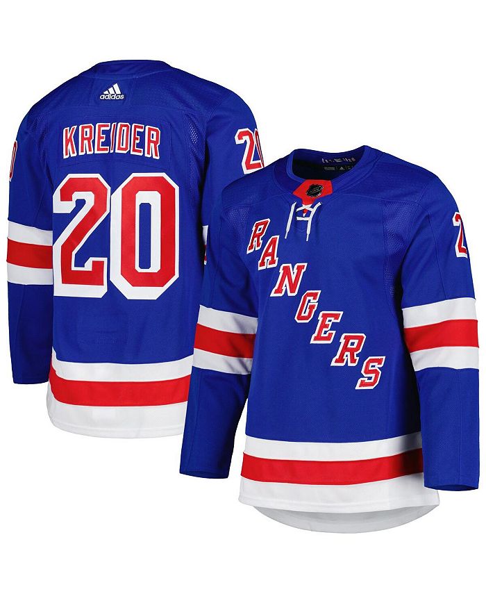 New York Rangers Adidas Authentic Blue Player Practice Jersey size 46