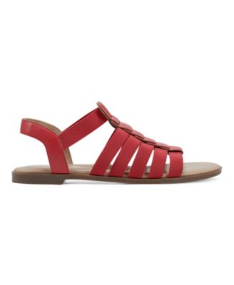 Easy Spirit Women's Gadyi Round Toe Strappy Flat Sandals - Macy's