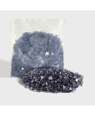 Fire Pit Fire Glass Tempered Glass Rocks for Fireplace Accessories