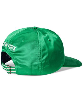 Polo Ralph Lauren Chenille-patch Satin Ball Cap in Green for Men