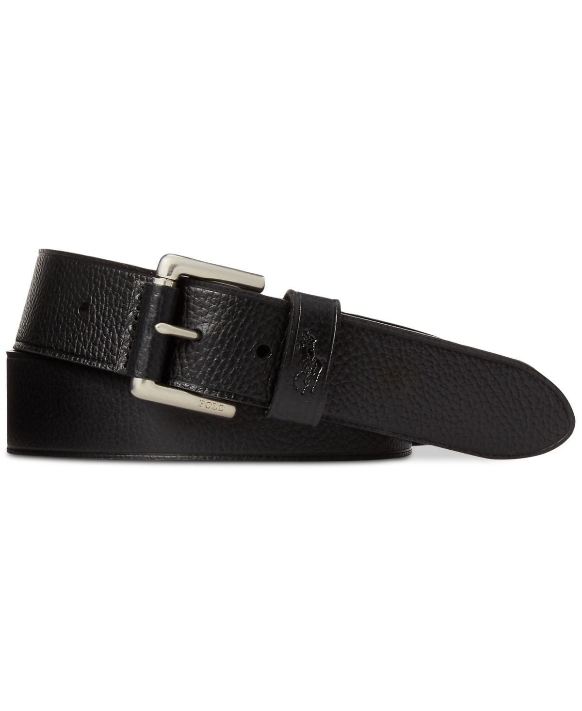 Мужские Polo Ralph Lauren Men's Signature Pony Leather Belt — фото 1