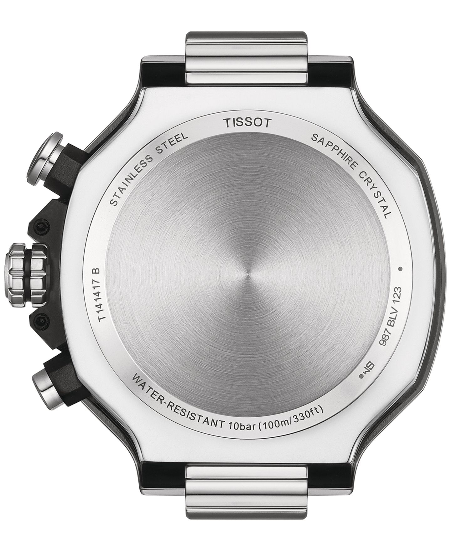 Мужские часы Tissot Swiss Chronograph T-Race Stainless Steel Bracelet Watch 45mm — фото 3