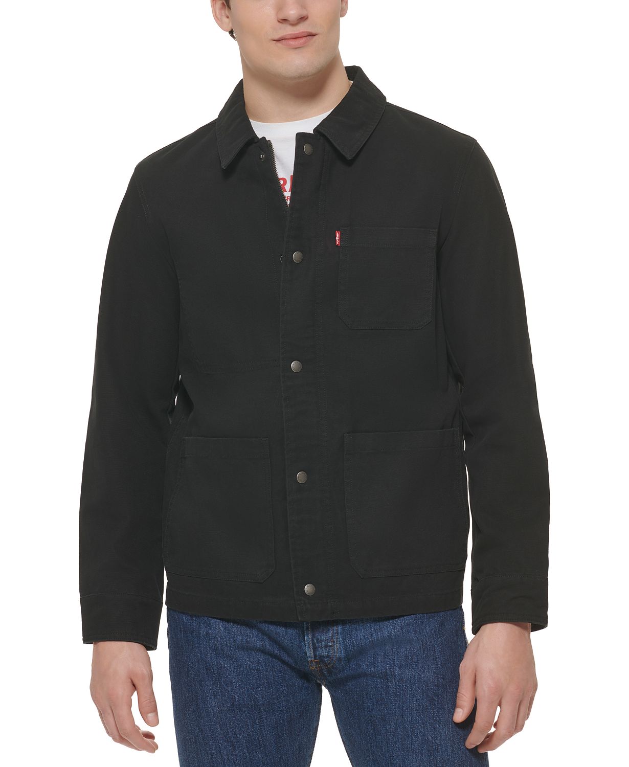 Mens Lightweight Three-Pocket Chore Jacket