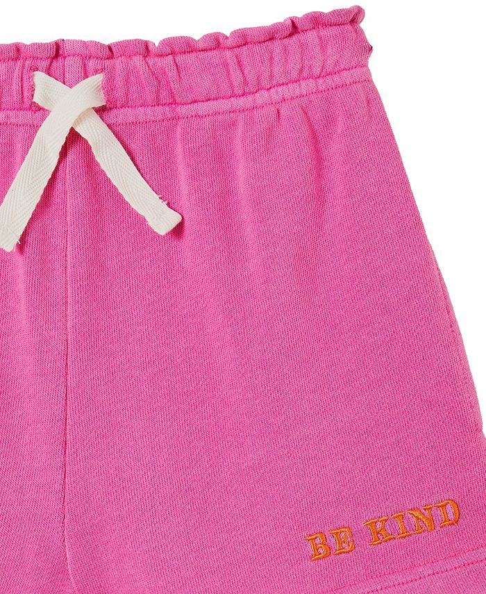 COTTON ON Little Girls Bronte Fleece Drawstring Shorts & Reviews