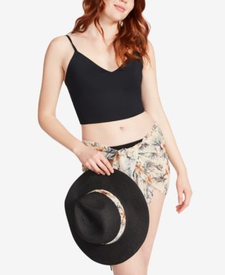 Steve Madden - Women's 2-Pc. Packable Hat & Hibiscus Pareo Travel Set