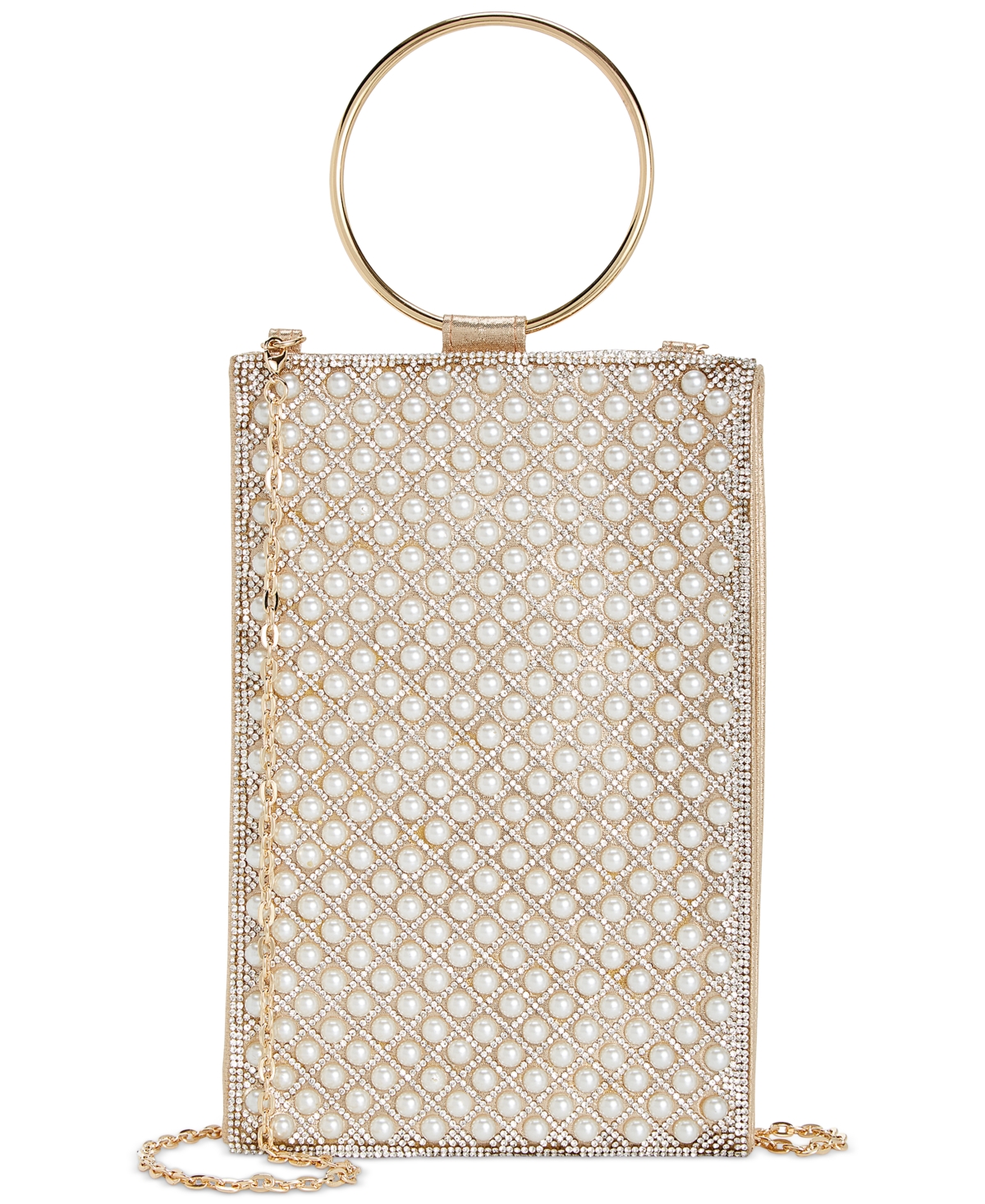 Molyy Pearl Party Pouch, Created for Macy's - Pearl