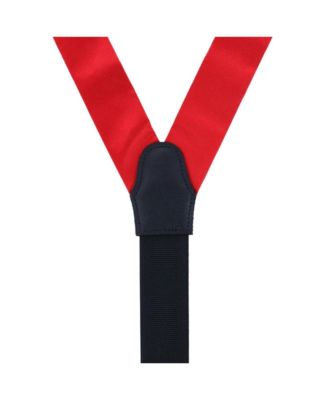 Men's Sutton Solid Color Silk Formal Suspenders | Y-Back, Adjustable Braces