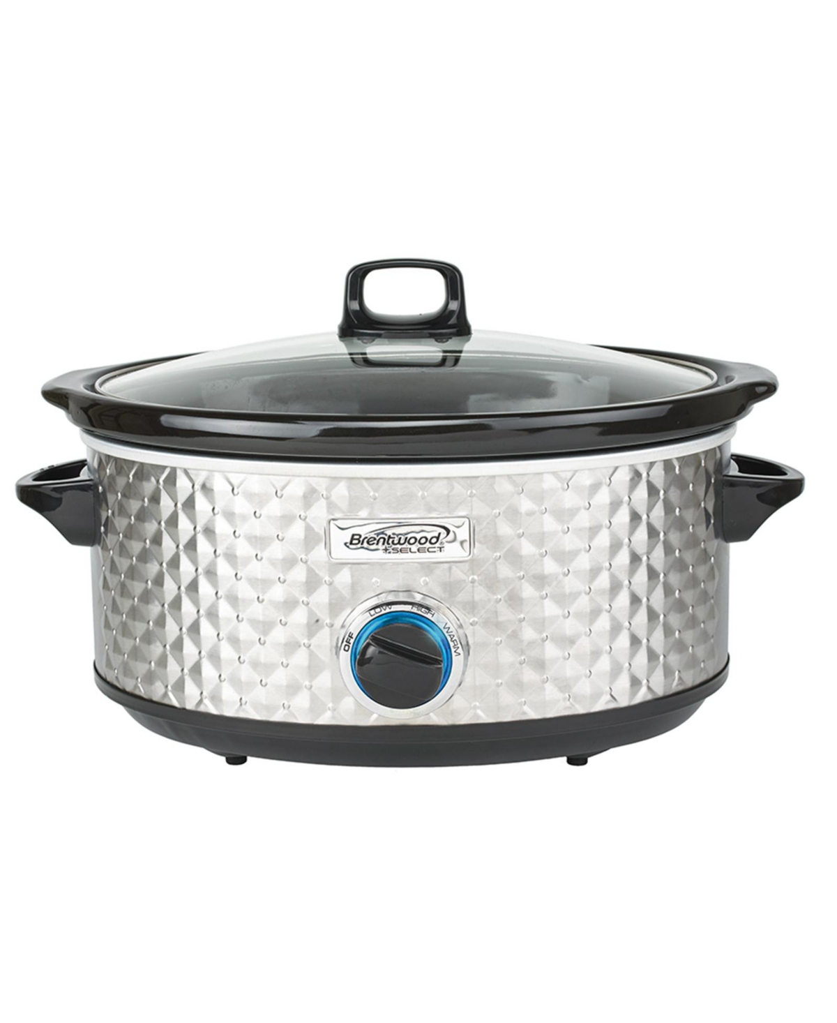 Brentwood Appliances Brentwood Diamond Pattern Electric Slow Cooker