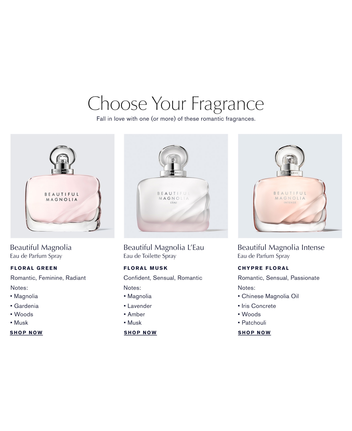 ESTÉE LAUDER BEAUTIFUL MAGNOLIA L'EAU EAU DE TOILETTE SPRAY, 3.4 OZ, FIRST AT MACY'S 