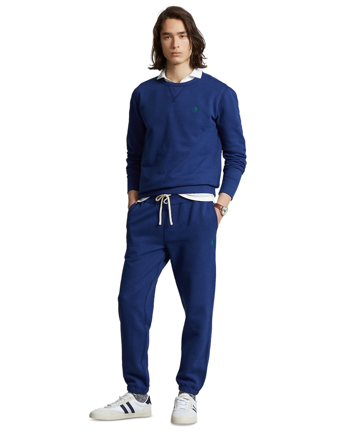 Polo Ralph Lauren Polo Pony Crew-neck Sweatshirt Clothing In Polo Black