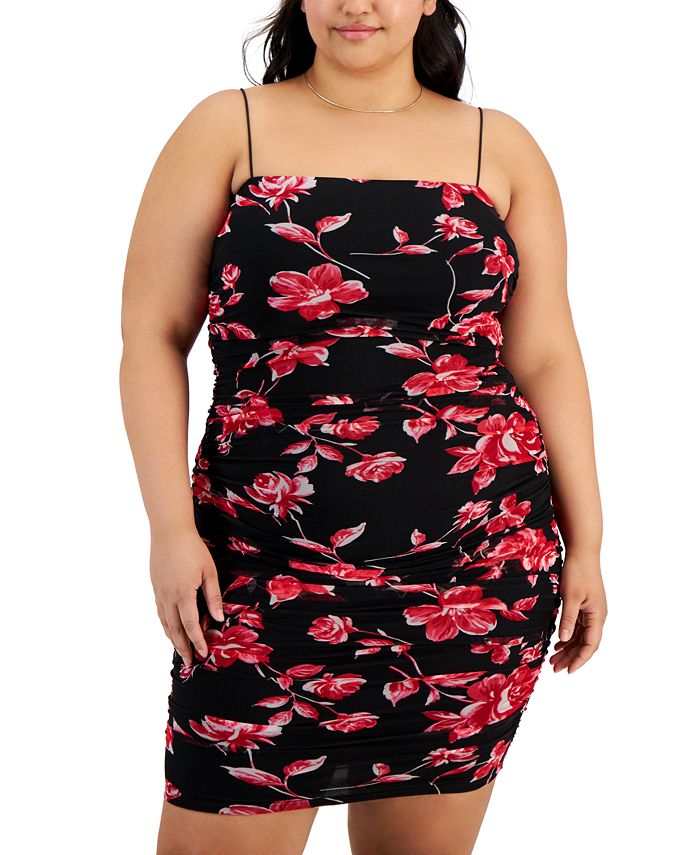 B Darlin Womens Trendy Plus Size Metallic Bodycon Dress Black Size 20 main image 1
