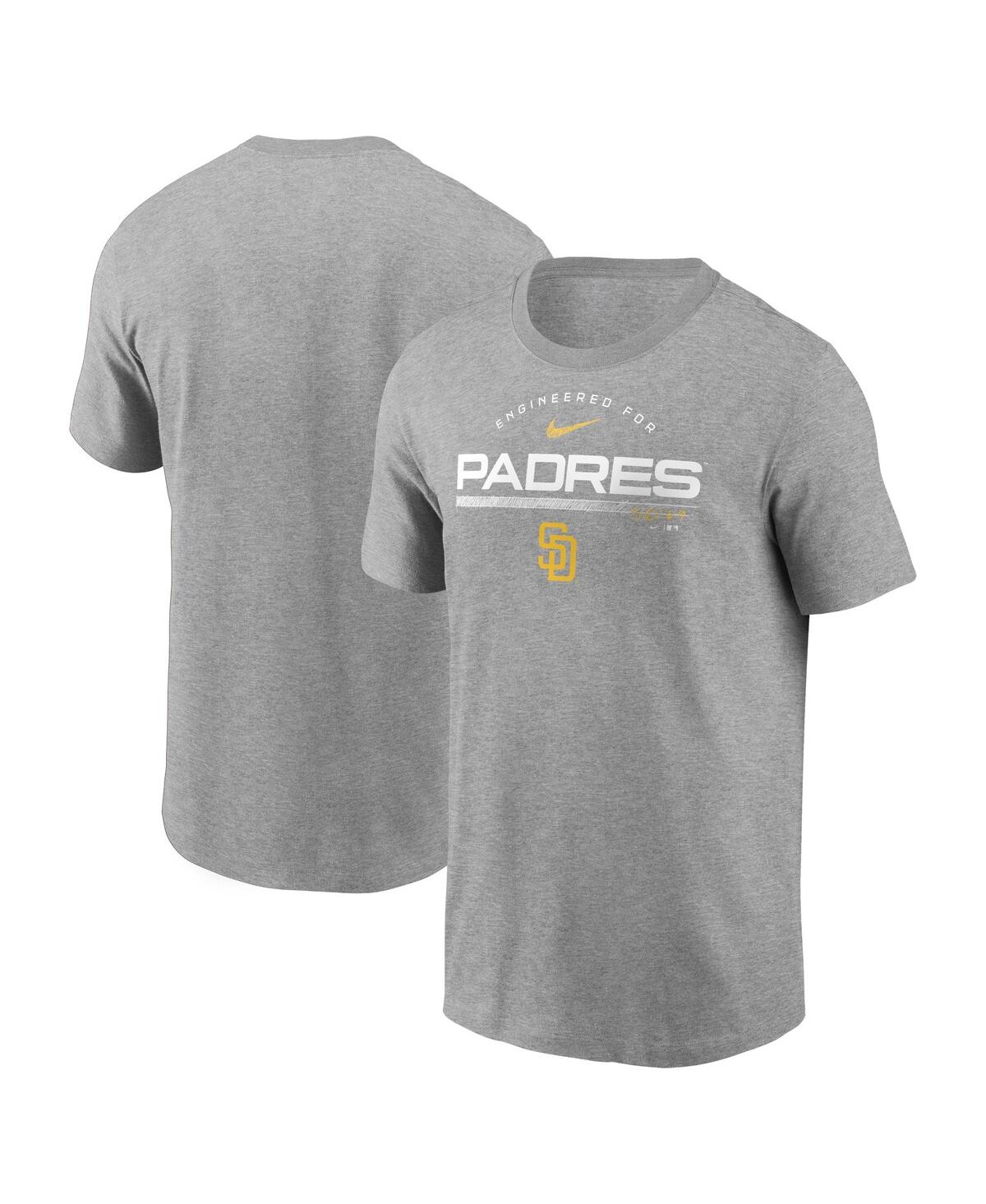 Nike Men's  Heather Gray San Diego Padres Team Engineered Performance T-shirt