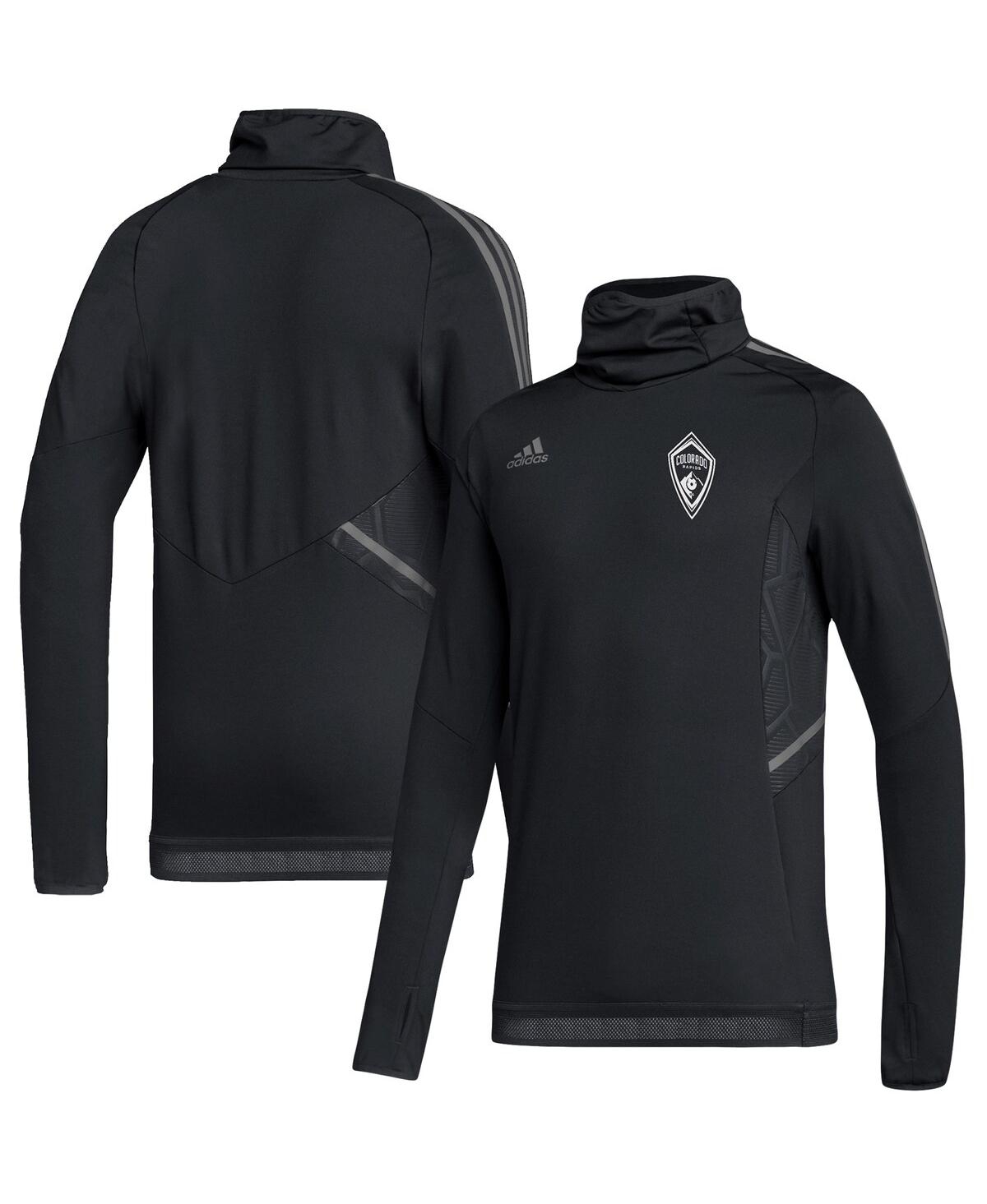 Men's adidasColorado Rapids Cold.rdy Raglan Warmup Pullover Jacket - Black