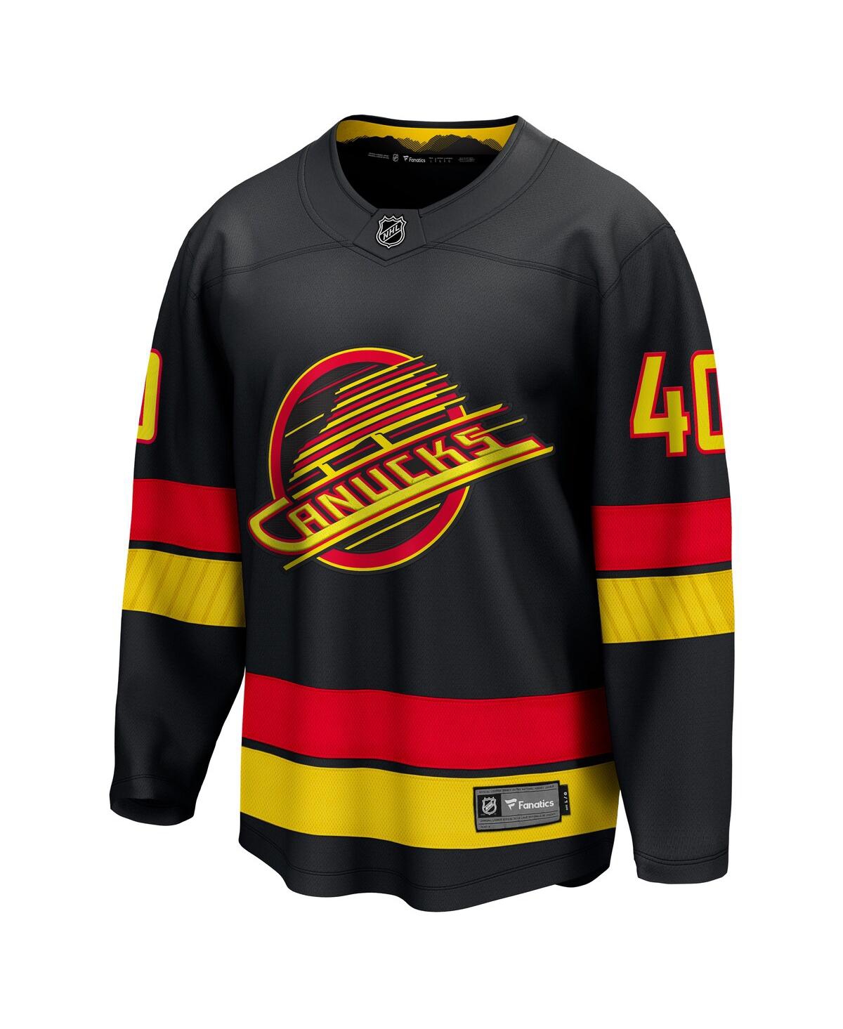 Men's Fanatics Elias PetterssonVancouver Canucks Alternate - 2022/23 Premier Breakaway Player Jersey - Black