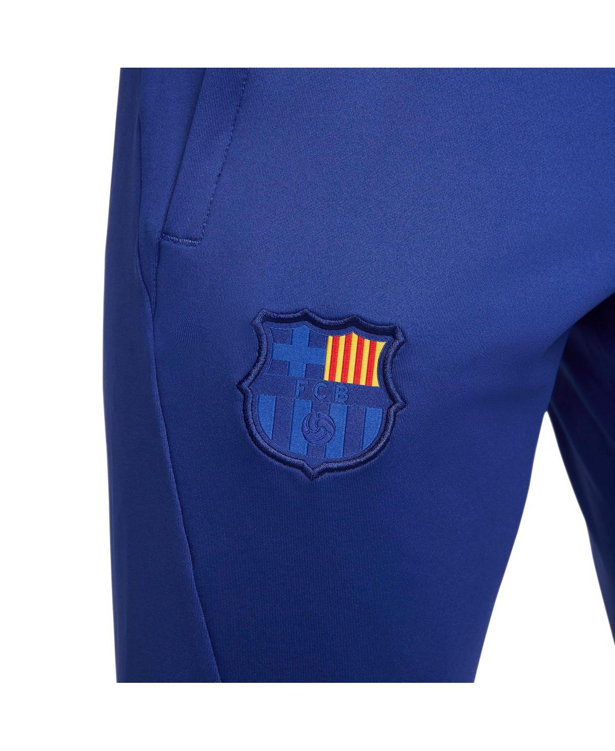 Shop Nike Men's  Blue Barcelona Strike Performance Training Pants