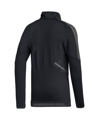 Men's Black Portland Timbers COLD.RDY Raglan Warmup Pullover Jacket