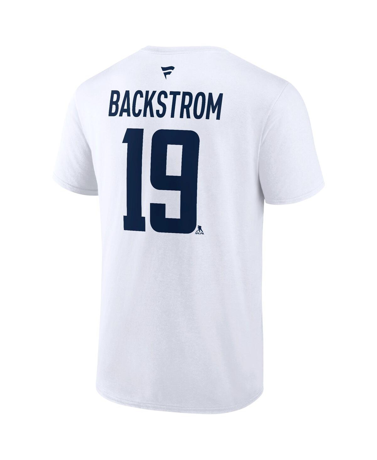 Shop Fanatics Men's  Nicklas Backstrom White Washington Capitals 2023 Nhl Stadium Series Name And Number T