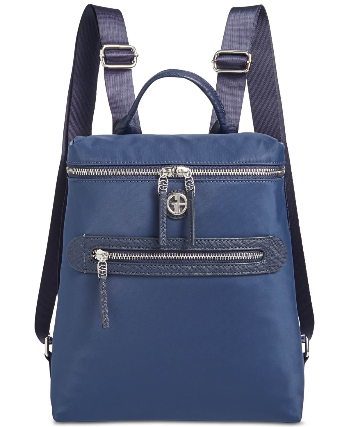 Giani Bernini Nylon Backpack, Created For Macy's In Navy