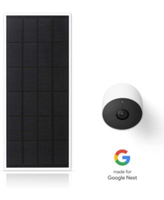 2.5W Solar Panel for Cam Outdoor or Indoor, Battery