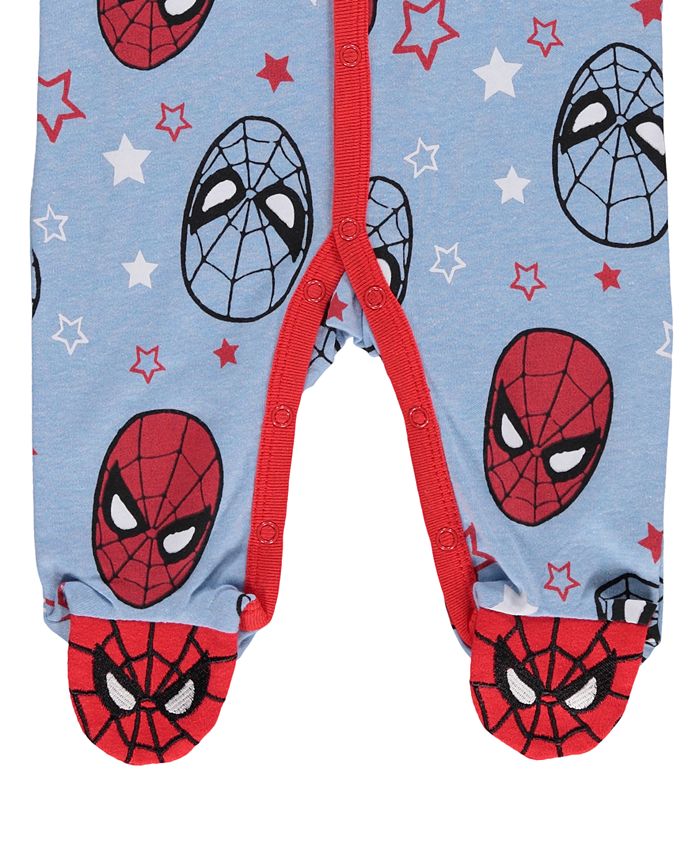 Happy Threads Baby Boys Marvel Spiderman Footed Coverall Macy's
