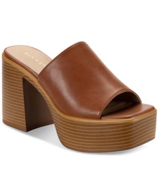 Sun + Stone - Marlenee Slip-On Platform Dress Sandals