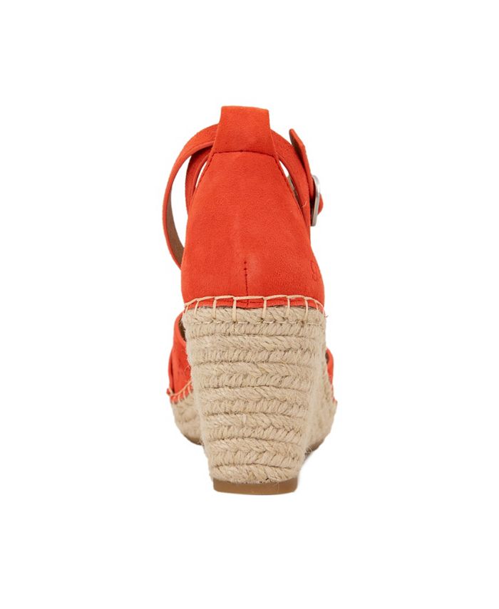 Gentle Souls Women's Charli X Band Wedge Espadrille Sandals - Macy's