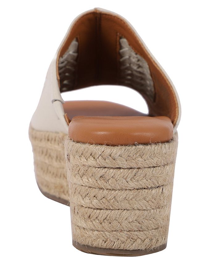 Gentle Souls Women's Silvana Wedge Slide Espadrille Sandals - Macy's