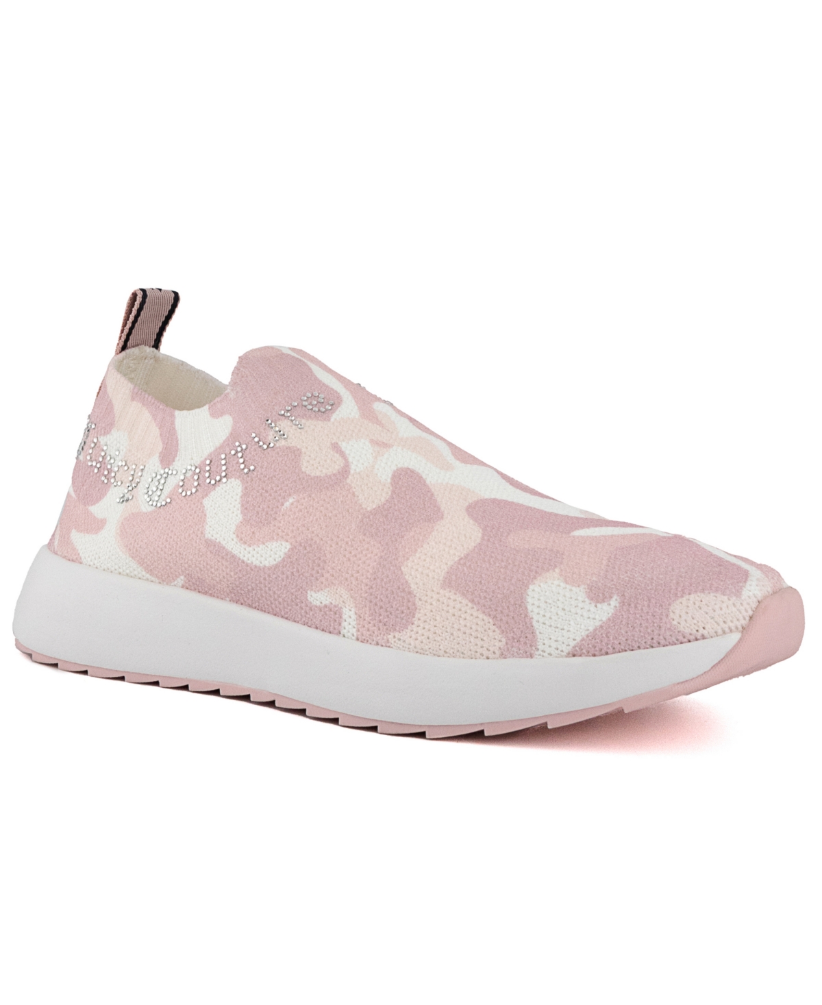 Juicy Couture Women's Avarie Knit Slip-on Joggers Sneakers In Blush