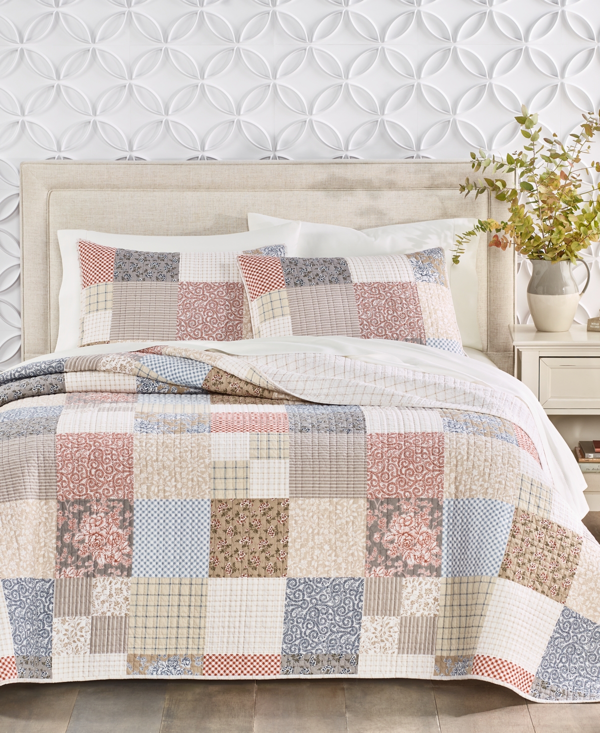 Charter Club Farmhouse Quilt, Full/queen, Created For Macy's In Multi Combo