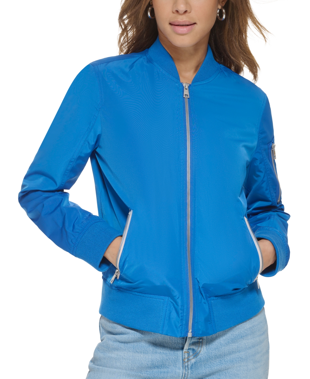 Levi's fleece bomber jacket hotsell