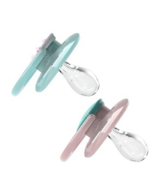 Advantage Symmetrical Pacifier, Pink, 4 Pack, 6-18m