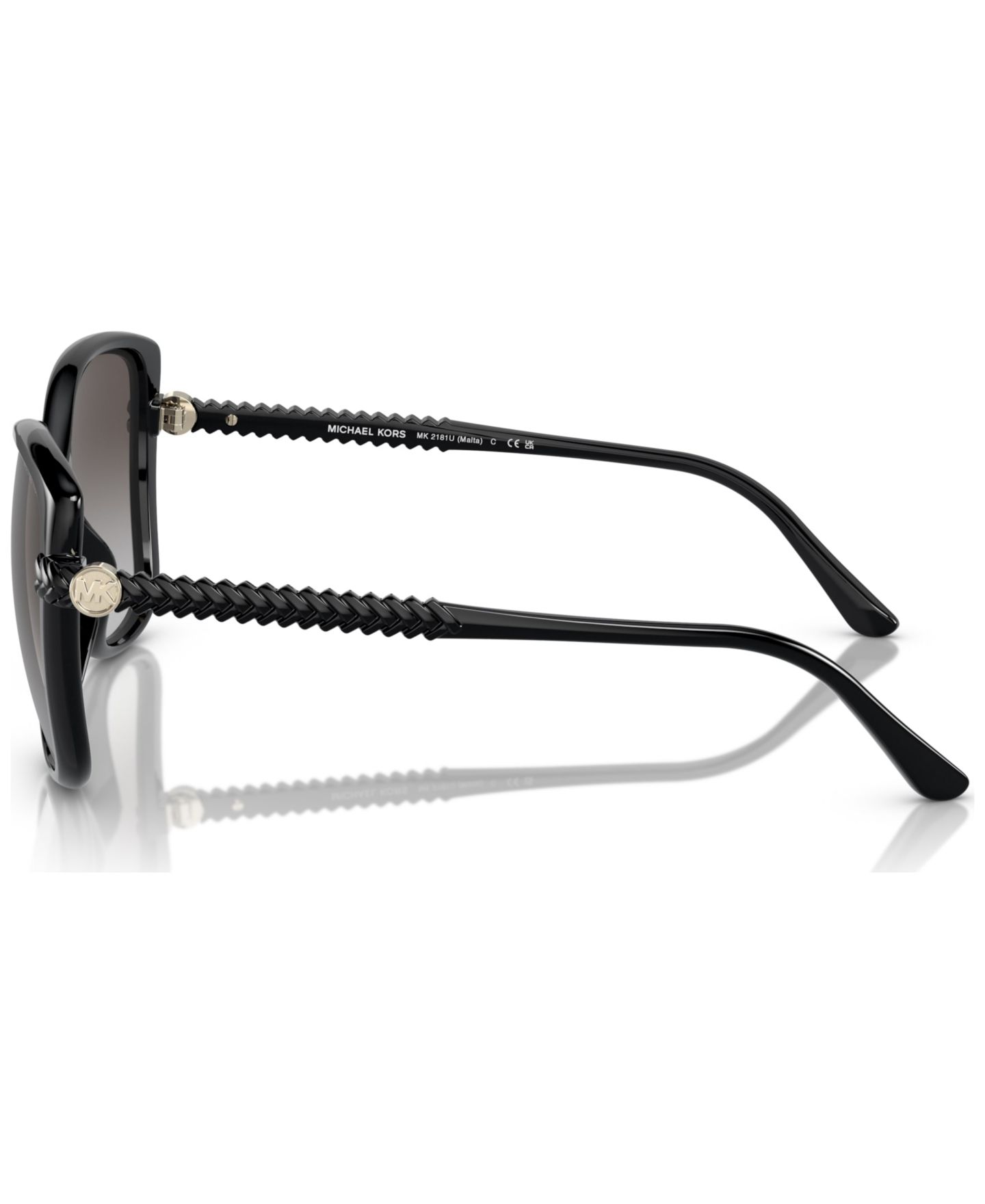 Женские солнцезащитные очки Michael Kors Sunglasses, MK2181, цвет: Чёрный — фото 2