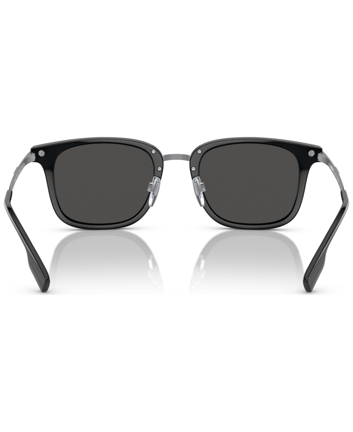 Shop Burberry Men's Peter Sunglasses, Be439551-x 51 In Black
