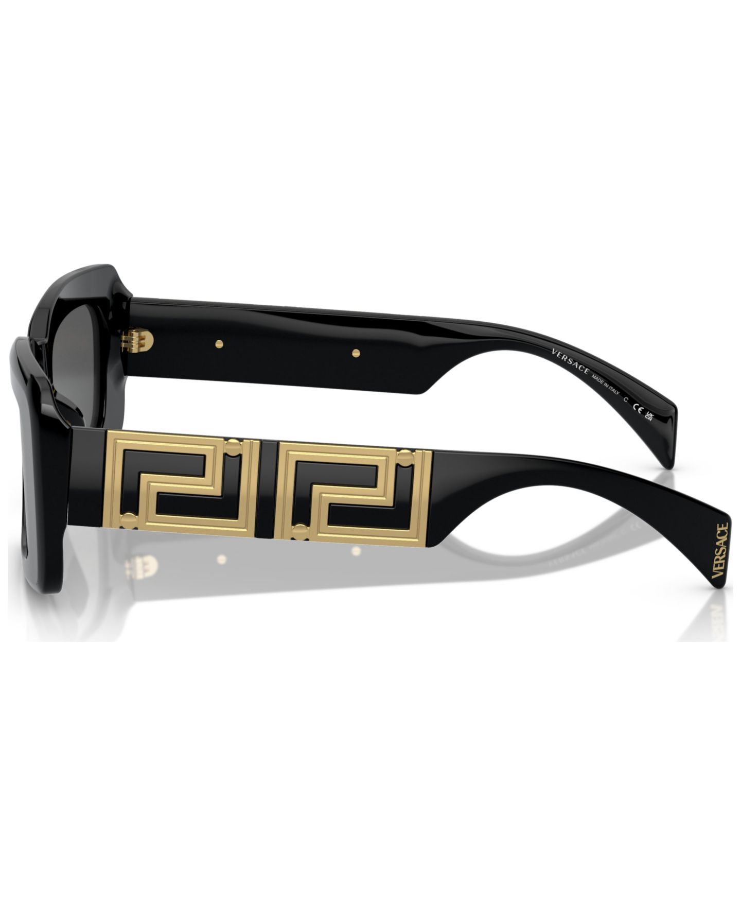 Женские солнцезащитные очки Versace VE4444U, цвет: Чёрный — фото 4